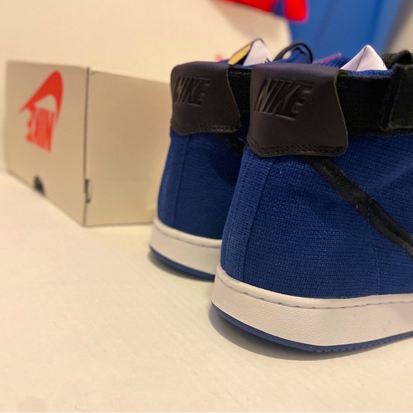 Stussy × Nike Vandal High "Deep Royal Blue" Size 9.5 - Picture 3 of 6